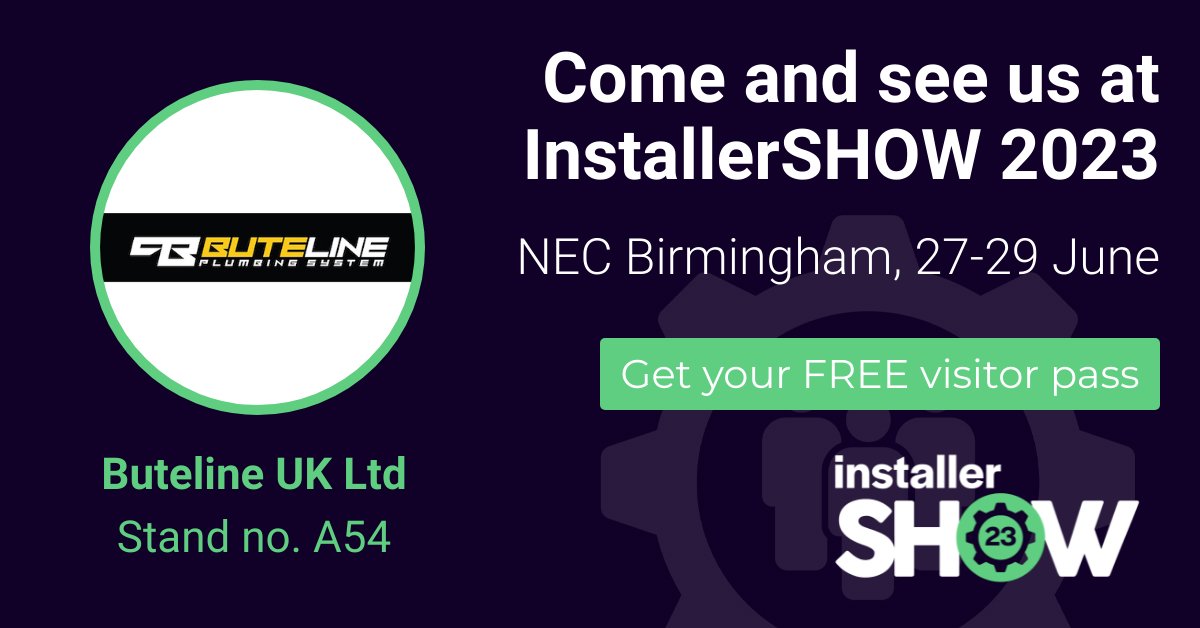 ButelineUK's tweet photo. Come and see us at @Installer_Show this week. 
#Demos #Merchandise #Giveaways #Competition 

Register for your free pass here: https://t.co/SFOWsvQCpp https://t.co/jtBGNwFTE7