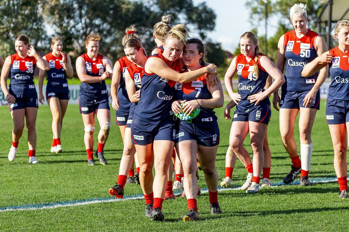 That's it. No chance of finals. We have one game remaining of the 2023 season. Hard pill to swallow. ☹️ #caseydemons #vflw #football #canon #sportsphotography