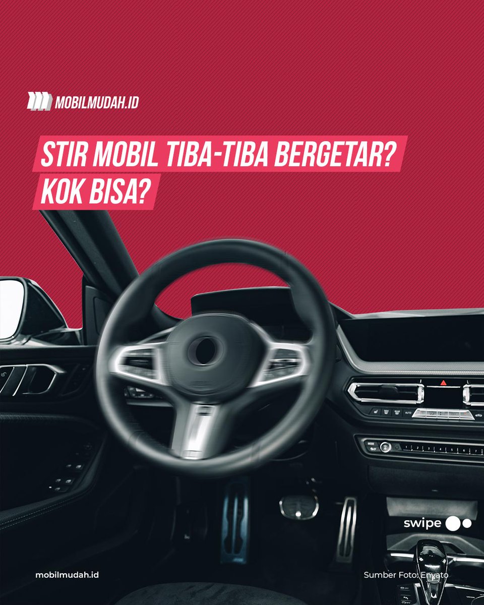 mobilmudahid's tweet image. Setir mobil yang tiba-tiba bergetar itu ternyata ada alesannya, loh! 🧐

#mobiltips #otomotifmobil #otomotifweekly #otomotiftips