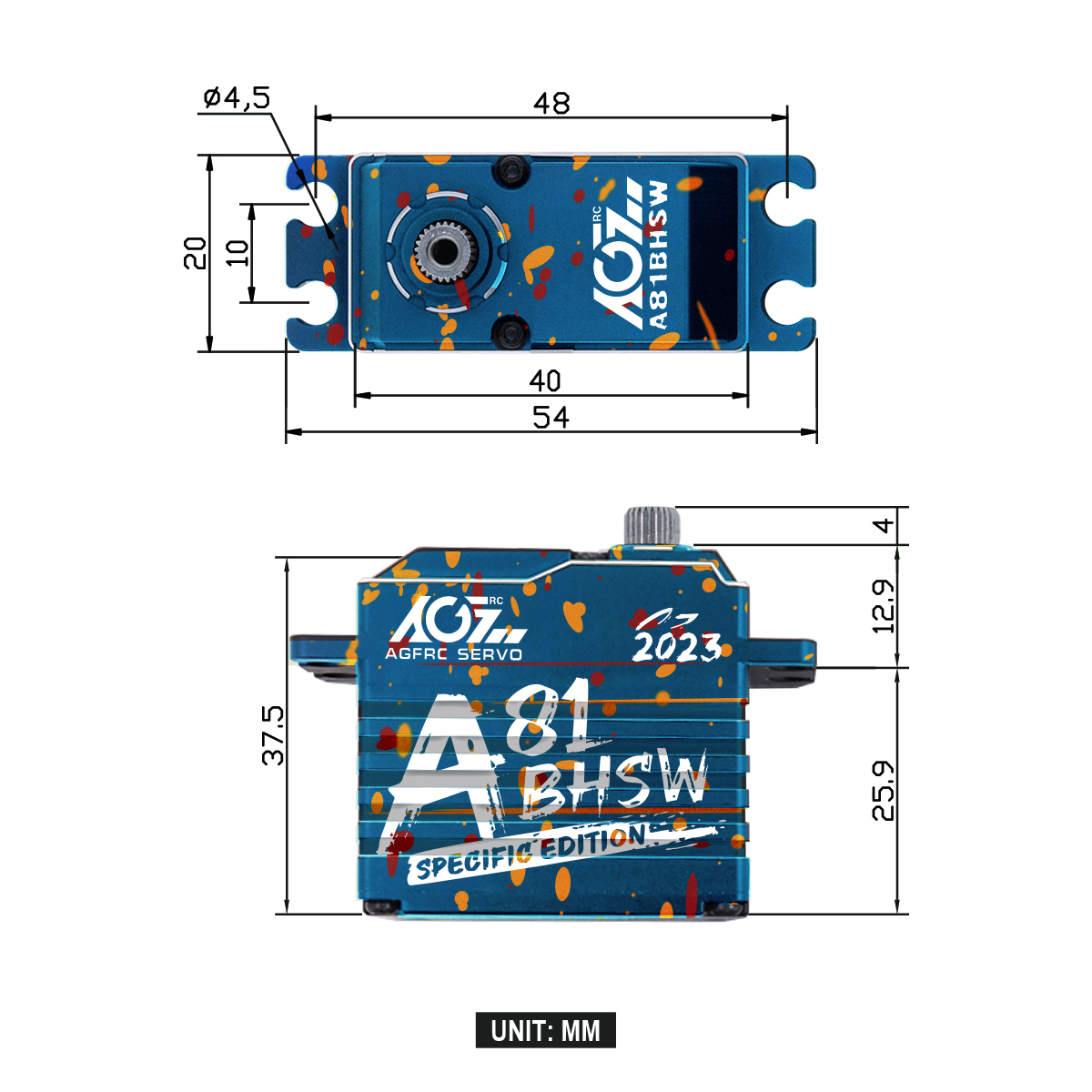 AgfrcE's tweet image. The A81BHSW 2023 special edition brushless RC servo is selling on Amazon, hope you like it.😄
If you wanna buy or know more about this A81BHSW 2023 rc servo, please click this link: amzn.to/3XpiI6s
#agfrcservo #rcservo #standardservo #rcfun #servoupgrade #waterproofservo