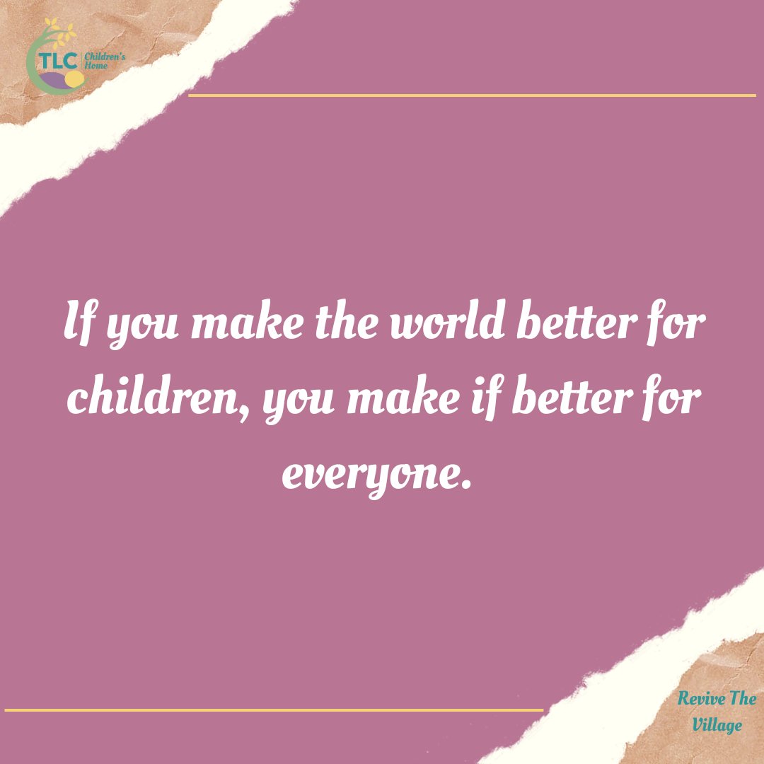 TLCChildrensCen's tweet image. If you make the world better for children, you make if better for everyone.
#ittakesavillage #loveliveshere #supersupportive #mondaymotivation