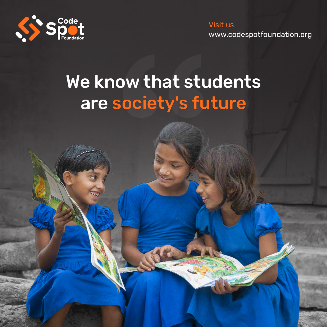 codespotorg's tweet photo. Shaping young minds will shape the a better future. The Student community is one that crossed all the differences and we at Codespot would like to bring all of them into the right mold.

#codespotfoundation #education #upskill #schools  #freshers #opportunities #internships https://t.co/3Iew5Wj3iH
