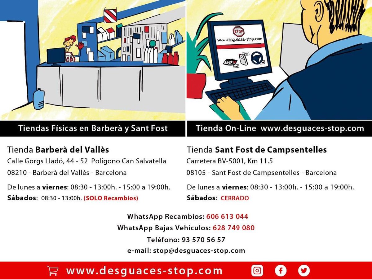 Desguaces_STOP's tweet photo. #desguaceaudi
Desguaces STOP le informa el despiece de un *AUDI A3 SPORTBACK (8PA) 2.0 TDI 16V 140cv*

Solicite Hoy Mismo sus recambios de segunda mano Verificados para su Audi A3 SPORTBACK:
https://t.co/tbtxpPgiKm

Con su Garantía Desguaces STOP

#audi #a3 #vag #audia3 https://t.co/NhdEvTxKkY