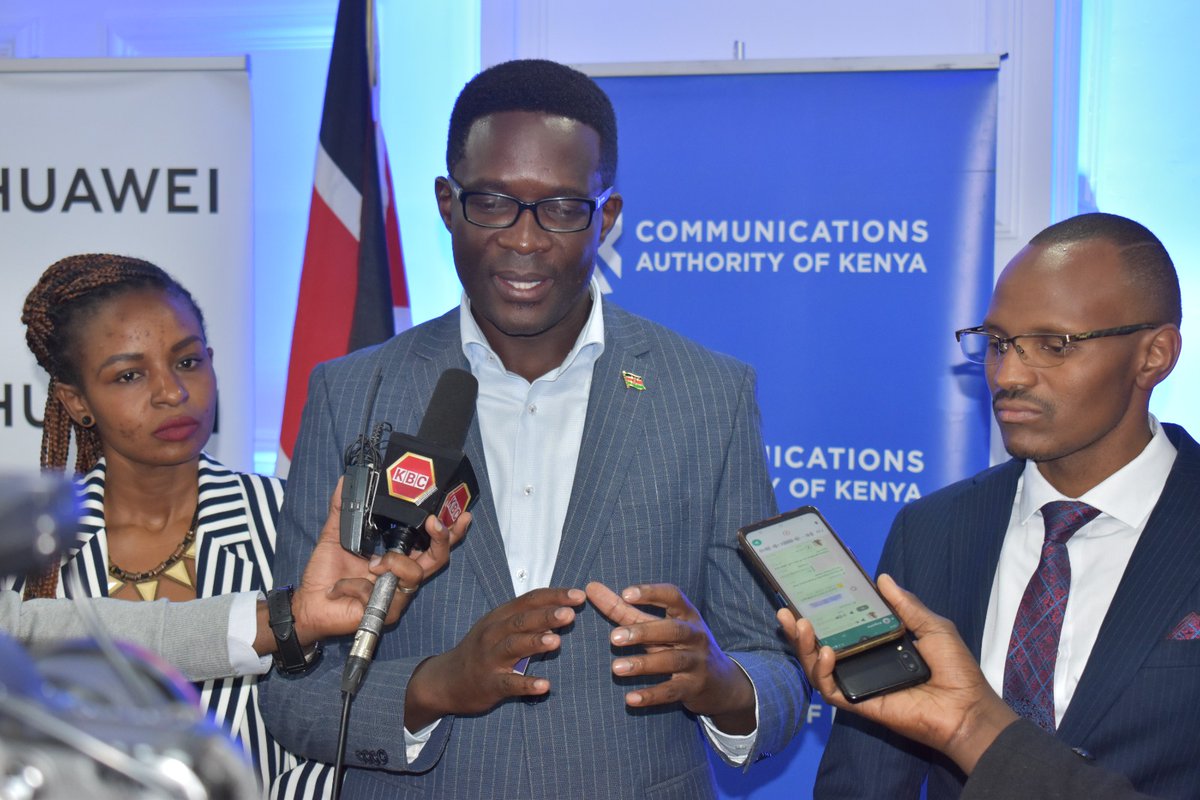 kanyi_254's tweet photo. An intriguing media interview session took place to gather perspectives and opinions on the subject of cybersecurity.
#OCSAMKenya2023 https://t.co/gJtfqTefBC