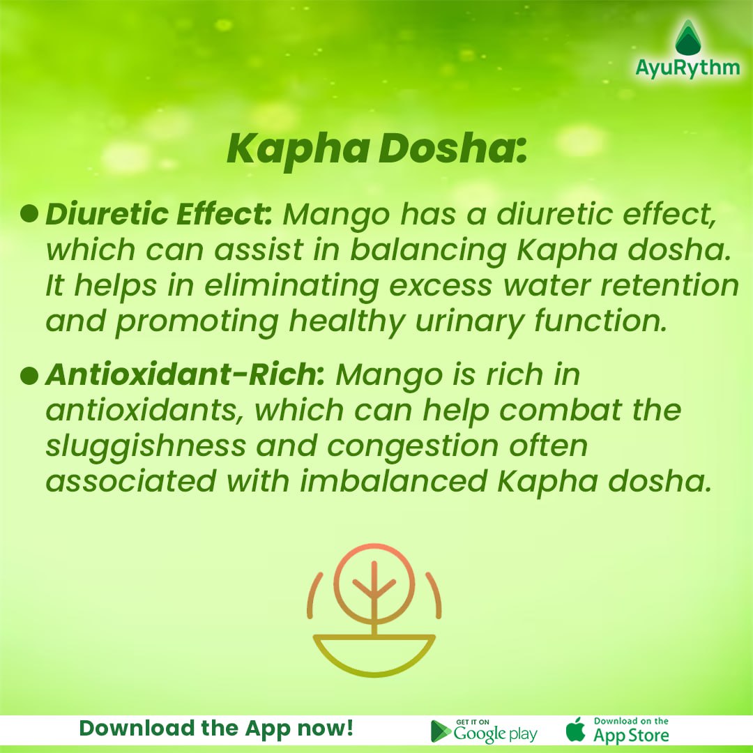 Mango magic: discover the 🌿ayurvedic delight for your #doshas. Uncover the blissful #benefits of mango🥭 - nourish, rejuvenate, and harmonize your mind, body, and soul.
📲Install the App Now❗️
Android: bit.ly/3T6iW0a
IOS: apple.co/42dStlD
#AyuRythm #mangobenefits
