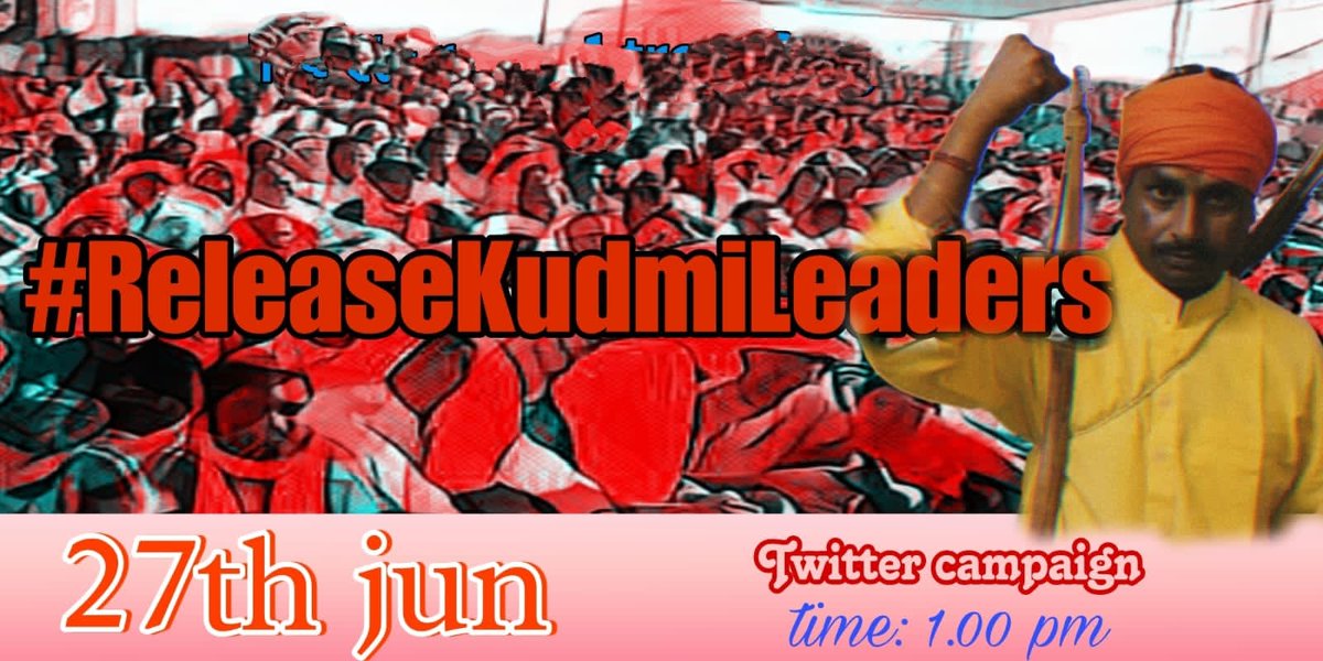 ManoranjanMRM's tweet photo. #ReleaseKudmiLeaders
#JoyGoram
@aajtak
@ABPNews
@MamataOfficial
@narendramodi https://t.co/wbu93wrk8i