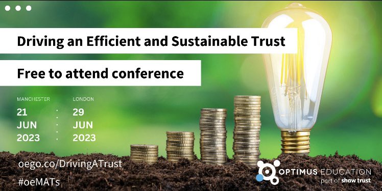 mindworkmatters's tweet image. I am delighted to be invited to deliver a #keynote at the upcoming’Driving a Sustainable Trust Conference’ with @OptimusEd 

I’ll be sharing recommendations and strategies for harnessing a positive and effective culture for #staffwellbeing #oeMAT