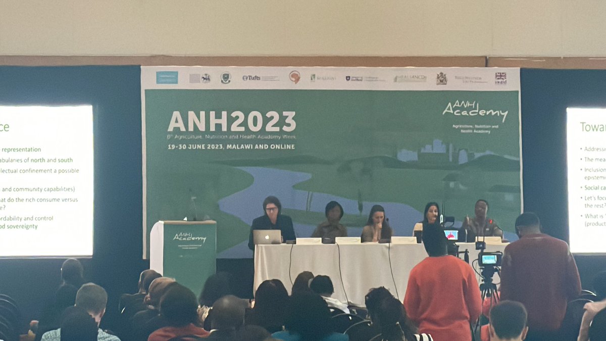 “#Malnutrition is a political outcome” Can data help fix it ? We need to be deliberate about context specific data and context relevant agenda setting. 
@ANH_Academy 
#ANH2023
@busiso_helard