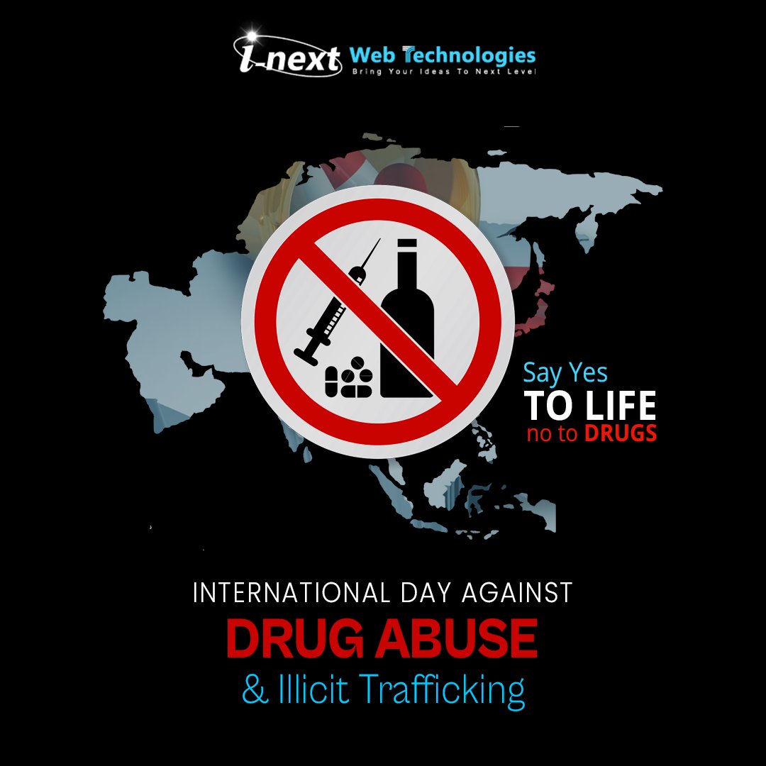 inextwebtech's tweet photo. SAY YES TO LIFE, NO TO DRUGS  Every year on June 26th, the World Drug Day is observed to foster action towards the goal of a drug-free world.
#InternationalDayAgainstDrugAbuseAndIllicitTrafficking #DrugAbuseAwareness #SayNoToDrugs #SayYesToLife #IDADAIT2023 #WorldDrugDay https://t.co/slEbem3t6a