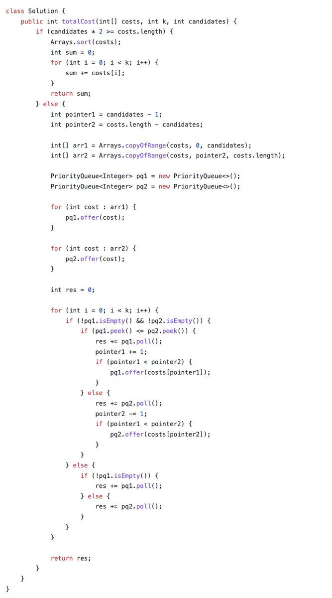 reksas13's tweet photo. 📢 Exciting @LeetCode Solution Alert! 🚀🔥

🌟 Check out this powerful #DailyCodingProblem! 🎯

🔗 Problem: Maximum Level Sum of a Binary Tree 🔗 Java Solution: https://t.co/WM1h99V1fA🔗 Python Solution: https://t.co/WzXmbDZGqX
💡 Impressive Java & Python implementations! 🔵🐍
🔒 Both traverse the tree with a level-order approach, calculating the maximum level sum.

⏰ Time Complexity:

Java: O(n) (Great for large inputs)

Python: O(n) (Blazing-fast! ⚡)

🔥 97% performance in Python vs. 7% in Java! 🏆
🔗 Find 440+ more solutions in Java, Python, SQL at: https://t.co/nFe4uc9oIW
💯💻 Keep up the incredible work with #100DaysOfCode! #Coding #CodingLife #LeetCodeSolutions #Algorithm #JavaVsPython #CodeSpeed #TechieLife #CodeChallenge