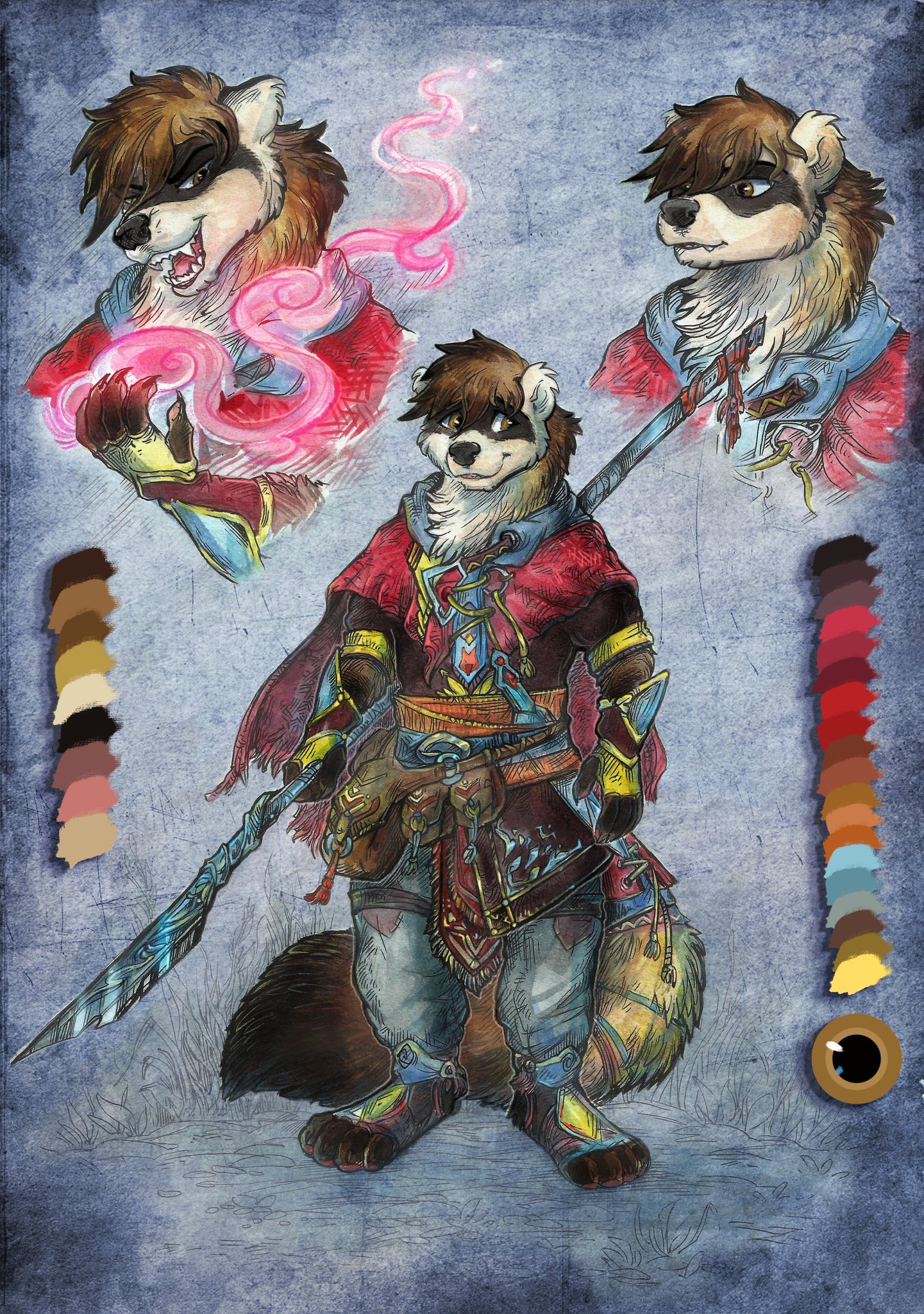 💛🦌 TaskiGuru on Twitter "Anthro characters Marten the hunter and the