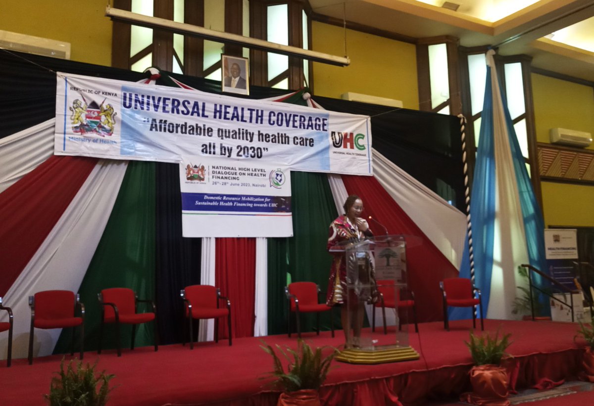 Dr. Mwai. A move to social health insurance fund is a fit for purpose to ensure #UHC and quality health services to all. Current framework leaves out 80% of population outside the financial protection. @MOH_Kenya @UNFPAKen @UNFPA_ESARO @PublicPathways @Amref_Kenya