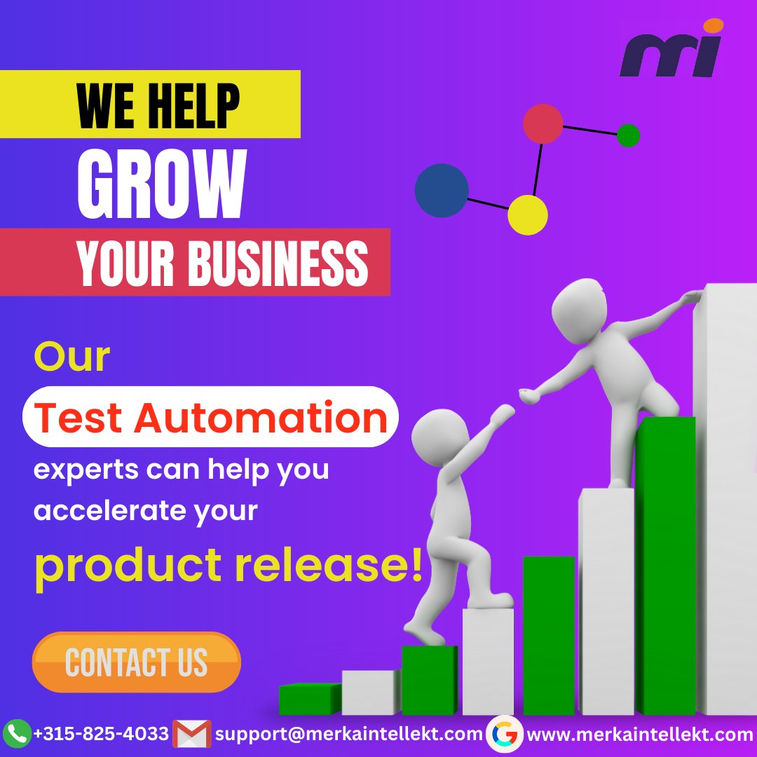 MerkatIntellekt's tweet image. Are you looking for a reliable partner to help you #automate your test cases?

Look no further than #TestAutomationEngineering Experts from @MerkatIntellekt.

Skype: lnkd.in/g2JYci2n

#testautomationservices #testautomationusa #testautomationservicesinusa #usamvp