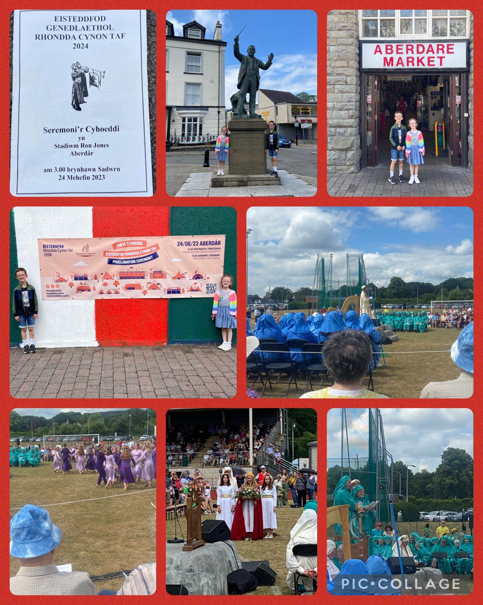 Diwrnod o fwynhau yn Aberdâr yng Ngŵyl Gyhoeddi <a href="/eisteddfod/">eisteddfod</a> Rhondda Cynon Taf 2024! <a href="/Ysgol_y_Castell/">Ysgol y Castell</a> #sicastell