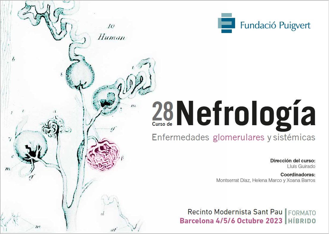 📌 #SaveTheDate del 4 al 6 de octubre de 2023 para el Curso trienal de #Nefrología de Fundació #Puigvert Tarifas de inscripción reducidas hasta el 30 de junio (facultativos/as y #residentesMIR) 👉🏼fundacio-puigvert.es/es/docencia/cu… #CursosPuigvert #28NefroPuigvert #EnfermedadesAutoinmunes