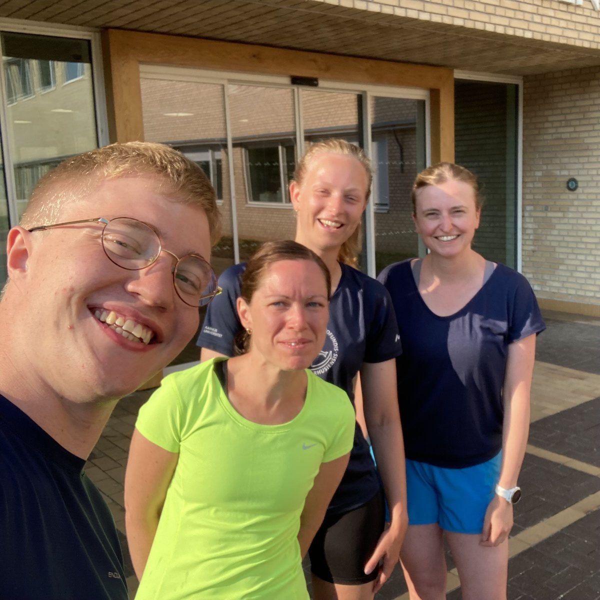 JoannaKalucka's tweet photo. We've entered the 3rd week of training for the #DHLRun, and I couldn't be prouder of our team🥰! Remarkable dedication, incredible progress💪
If anyone would be up to a refreshing jog, why not join us? We run on Tuesdays at 8 am, starting from the Skou Building #AarhusUniversity https://t.co/8UF5okQ9Ji