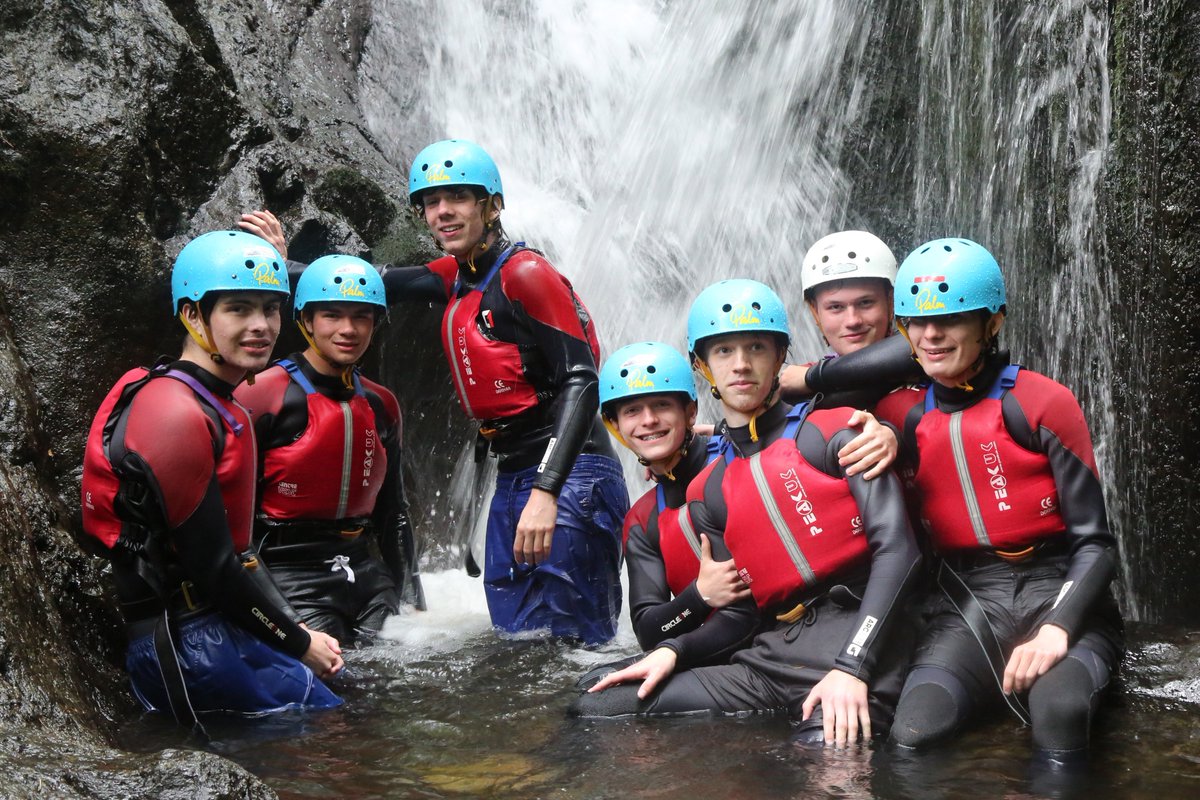 AdventuresAtRBC's tweet photo. Gorge Scrambling in Snowdonia with the Year 12s. What a fitting end to a cracking week! https://t.co/8MbaKvguFh