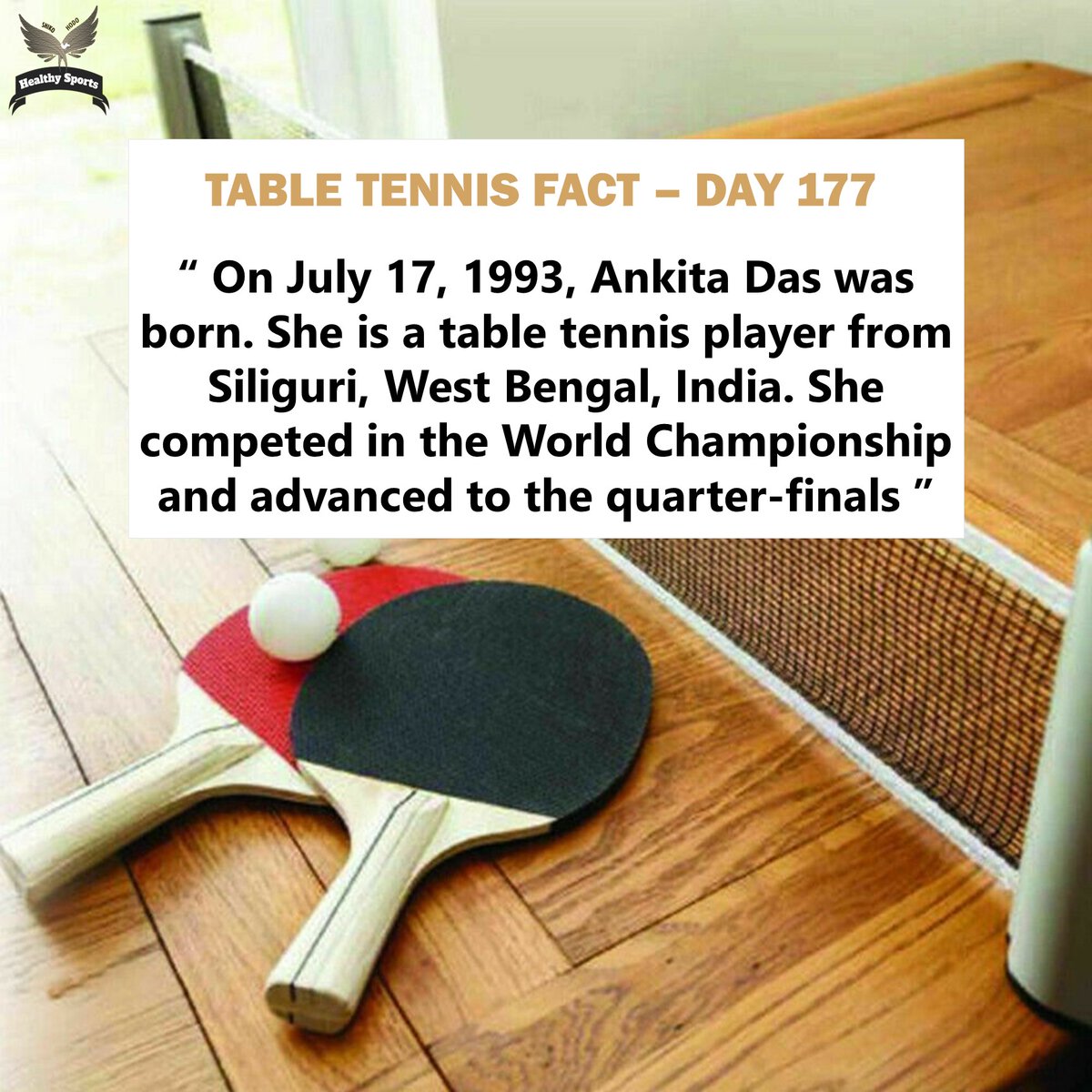 Table Tennis Fact - Day 177

#tabletennis #pingpong #TTfacts #tabletennisdaily #sport #ittf #tabletennistraining #tabletenniscoach #pingpongtable #tabletennisteam #Gozzimma #TTdaily #KnowmorefactsaboutTT #ankitadas #ankitadastt #ttplayerankitadas #ankitadasolympian
