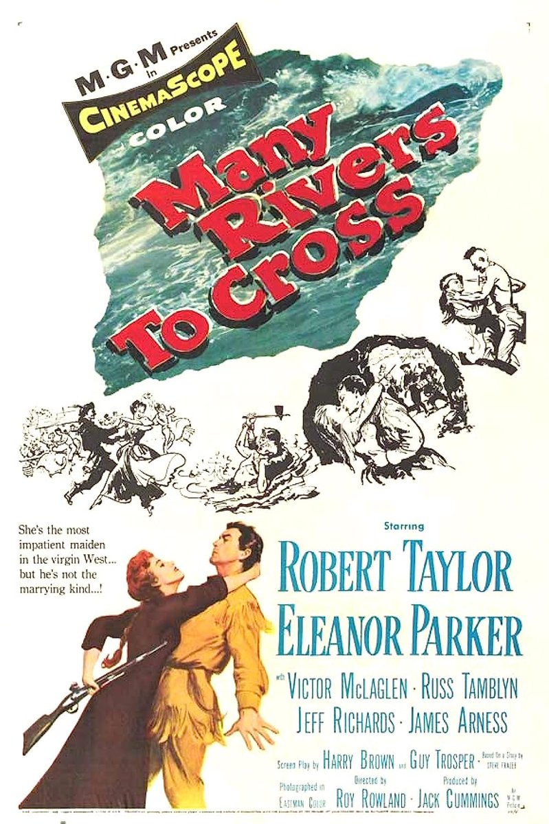 TCMComingUp's tweet photo. #ComingUpOnTCM
MANY RIVERS TO CROSS (1955) #RobrtTaylor #EleanorParker #VictorMcLaglen
Dir.: #RoyRowland 3:00 AM PT
A pioneer woman sets her sights on a trapper.
1h 32m | Western | TV-G
#TCM #SaveTCM https://t.co/zZgBJYM2LO