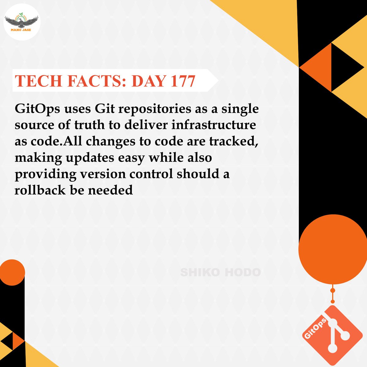 Tech Facts: Day 177

#gitops #devops #cloud #gitlab #technology #software #cloudcomputing #zerotouch #coding #cicd #programming #jenkins #microtica #codinglife #peoplewhocode #codingisfun #microservices #programmerrepublic #opensource #cloudcontrolappz #dailytechfacts #Mjit