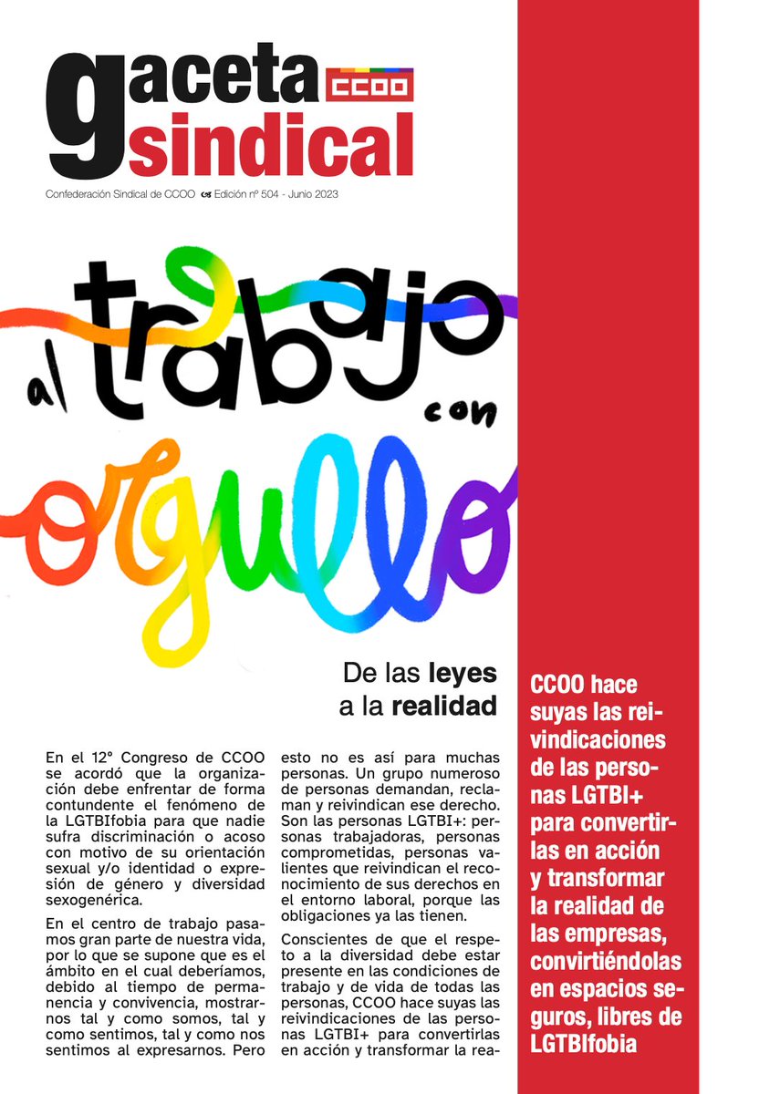 Comisiones Obreras tweet media