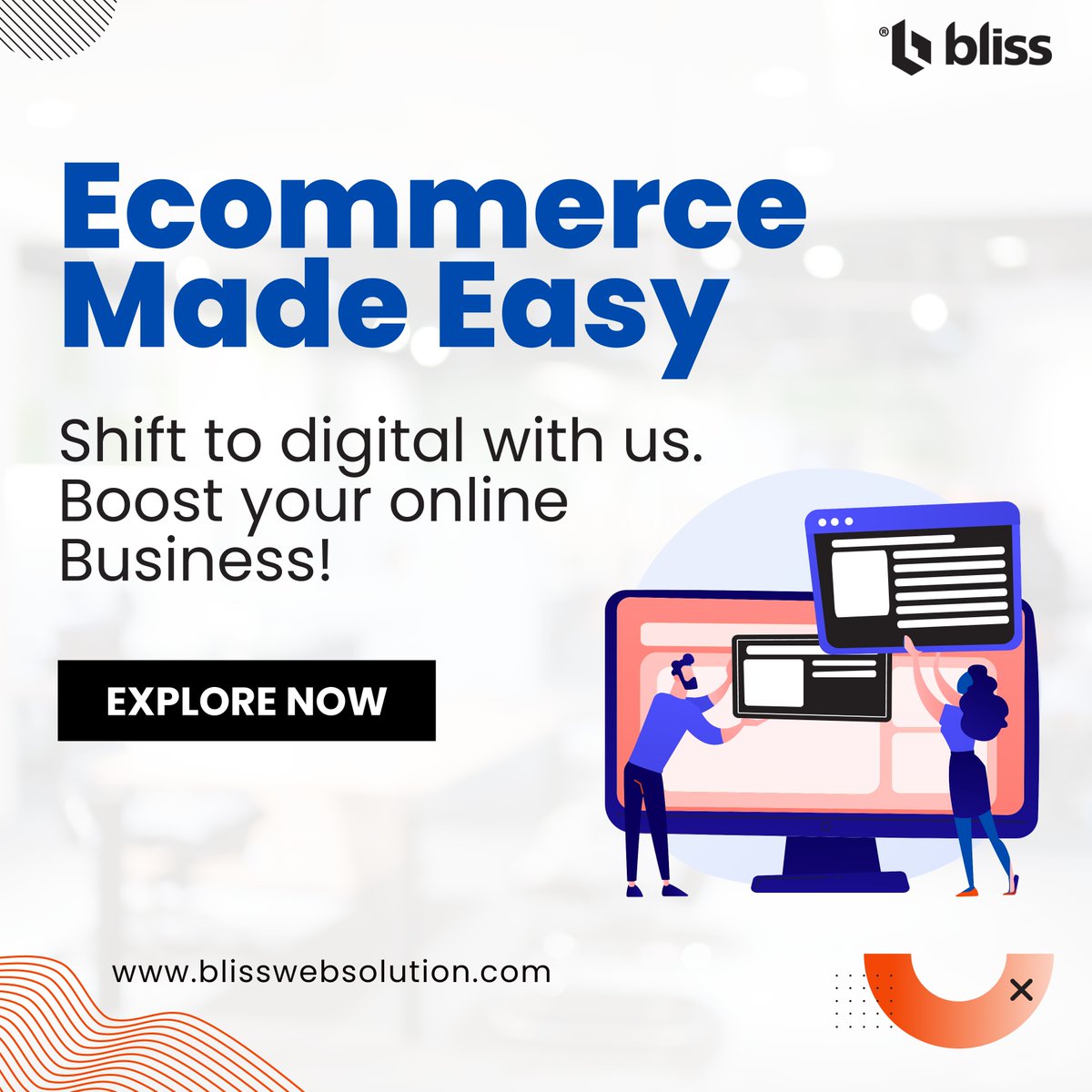 Make Ecommerce easy! Shift your business to the digital world with us and see the growth.

#EcommerceMadeEasy #DigitalShift #BoostBusiness #OnlineSales #USA #NYC #LA #Chicago #Houston #Philly #Phoenix #SanAntonio #SanDiego #Dallas #Austin #Jacksonville