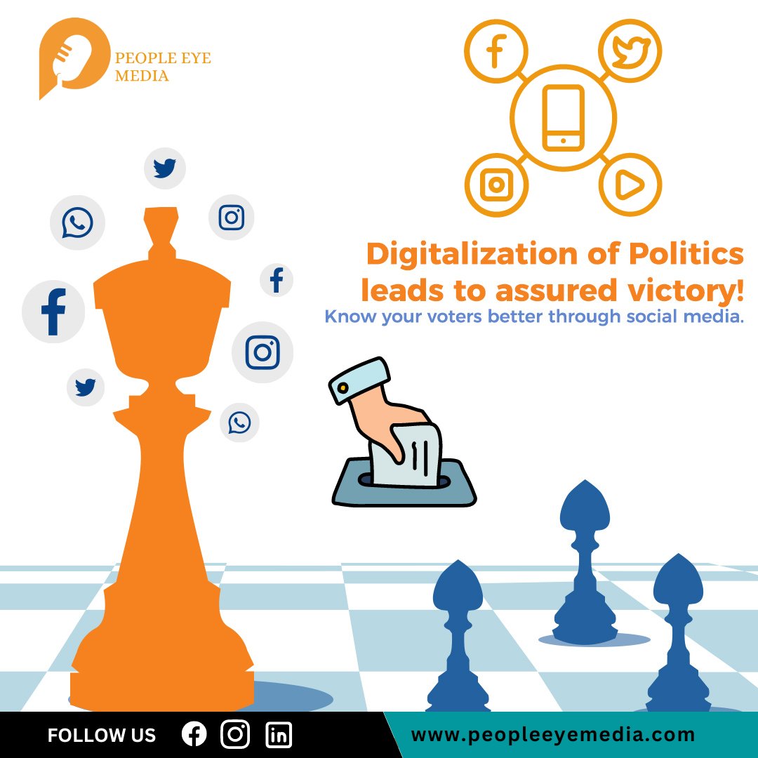 Peopleeyemedia's tweet image. Including strategy, message, candidate appeal, voter sentiment, and the overall political landscape.

Follow @Peopleeyemedia 

#DigitalPolitics
#TechInPolitics
#ElectionTech
#DigitalCampaigns
#PoliticalEngagement
#OnlineVoting
#DataDrivenPolitics
#SocialMediaPolitics