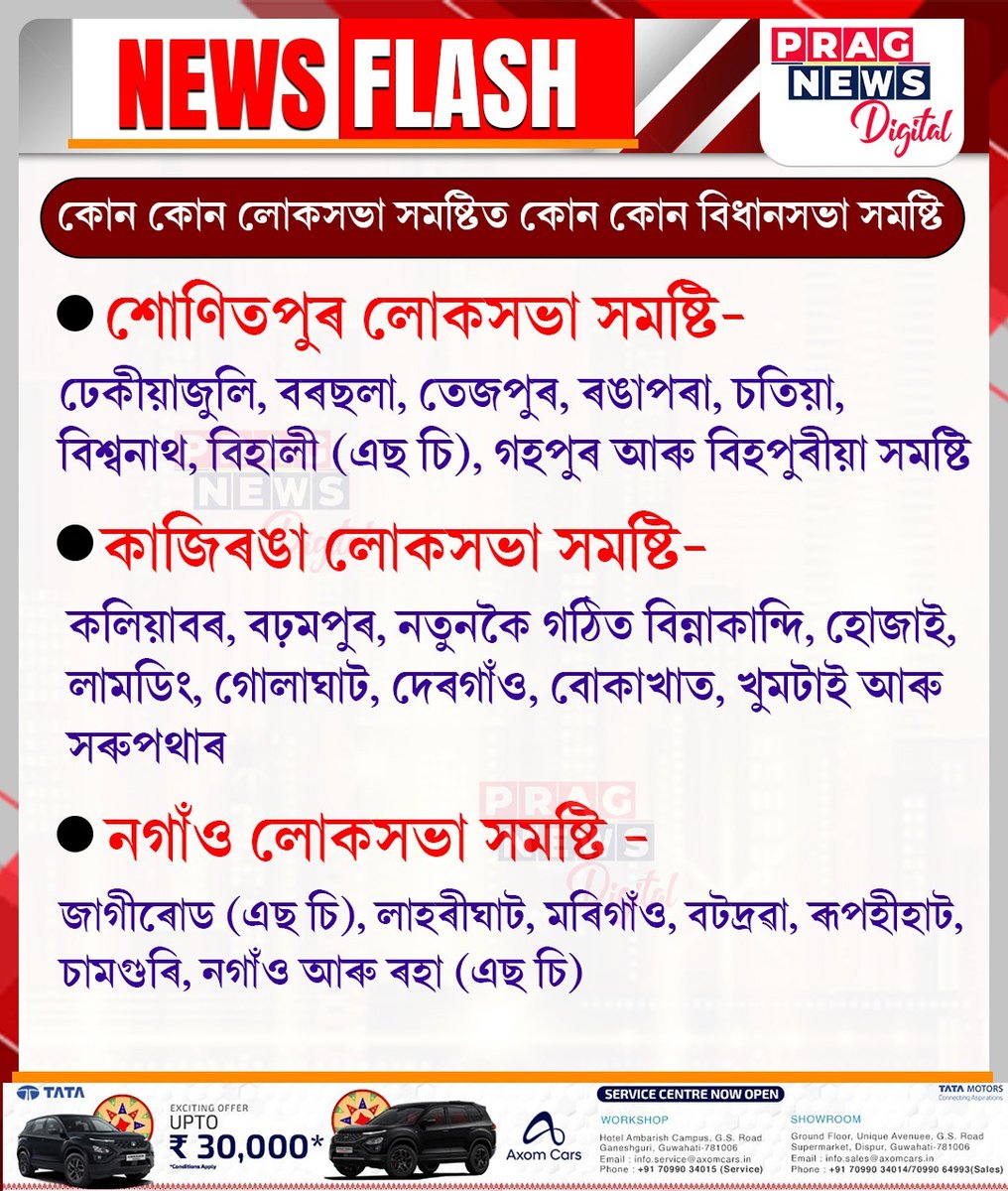 AS_Delimitation's tweet photo. কোন কোন লোকসভা সমষ্টিত কোন কোন বিধানসভা সমষ্টি

#AssamDelimitation https://t.co/bhSZcSB9oc