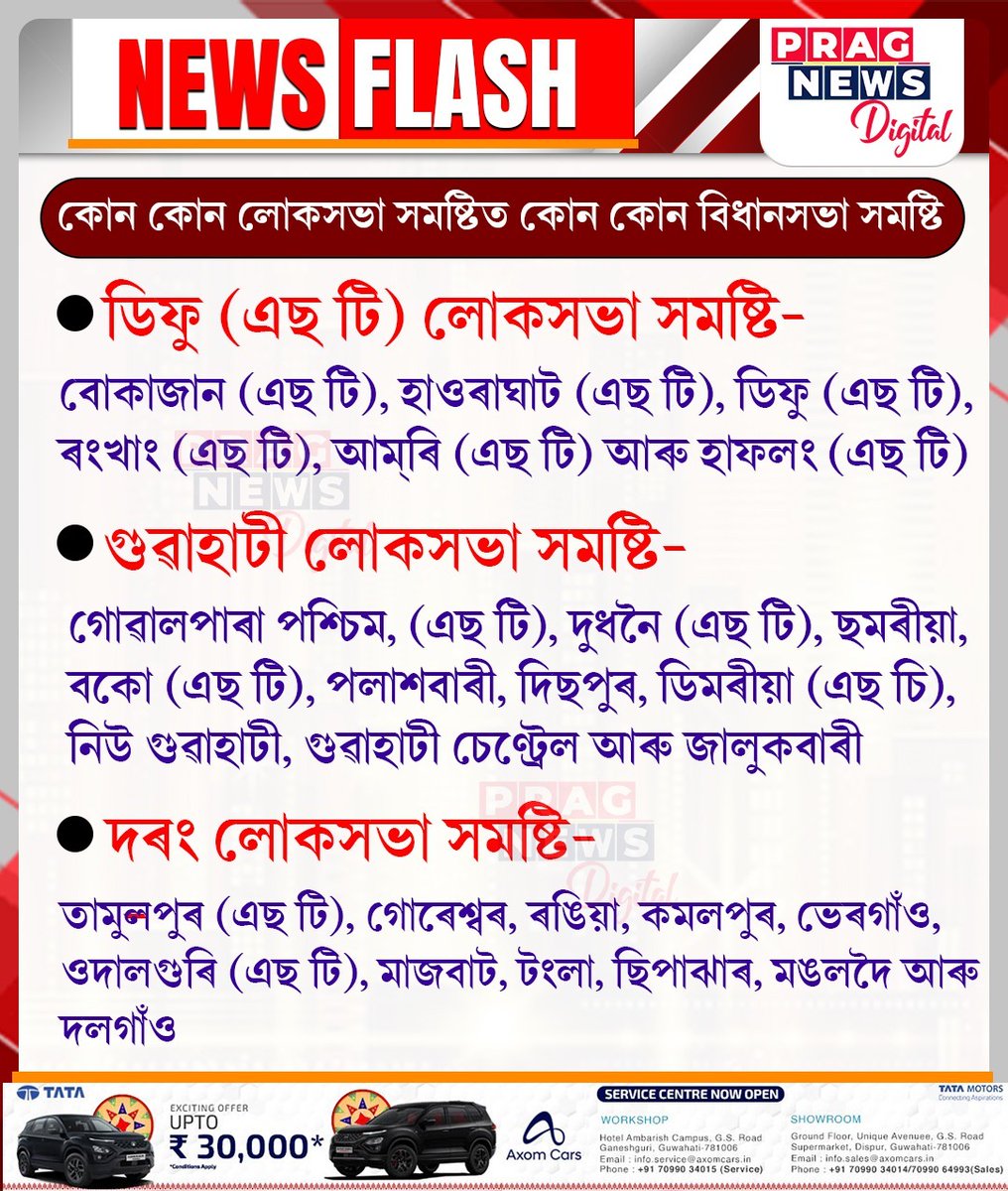 AS_Delimitation's tweet photo. কোন কোন লোকসভা সমষ্টিত কোন কোন বিধানসভা সমষ্টি

#AssamDelimitation https://t.co/bhSZcSB9oc