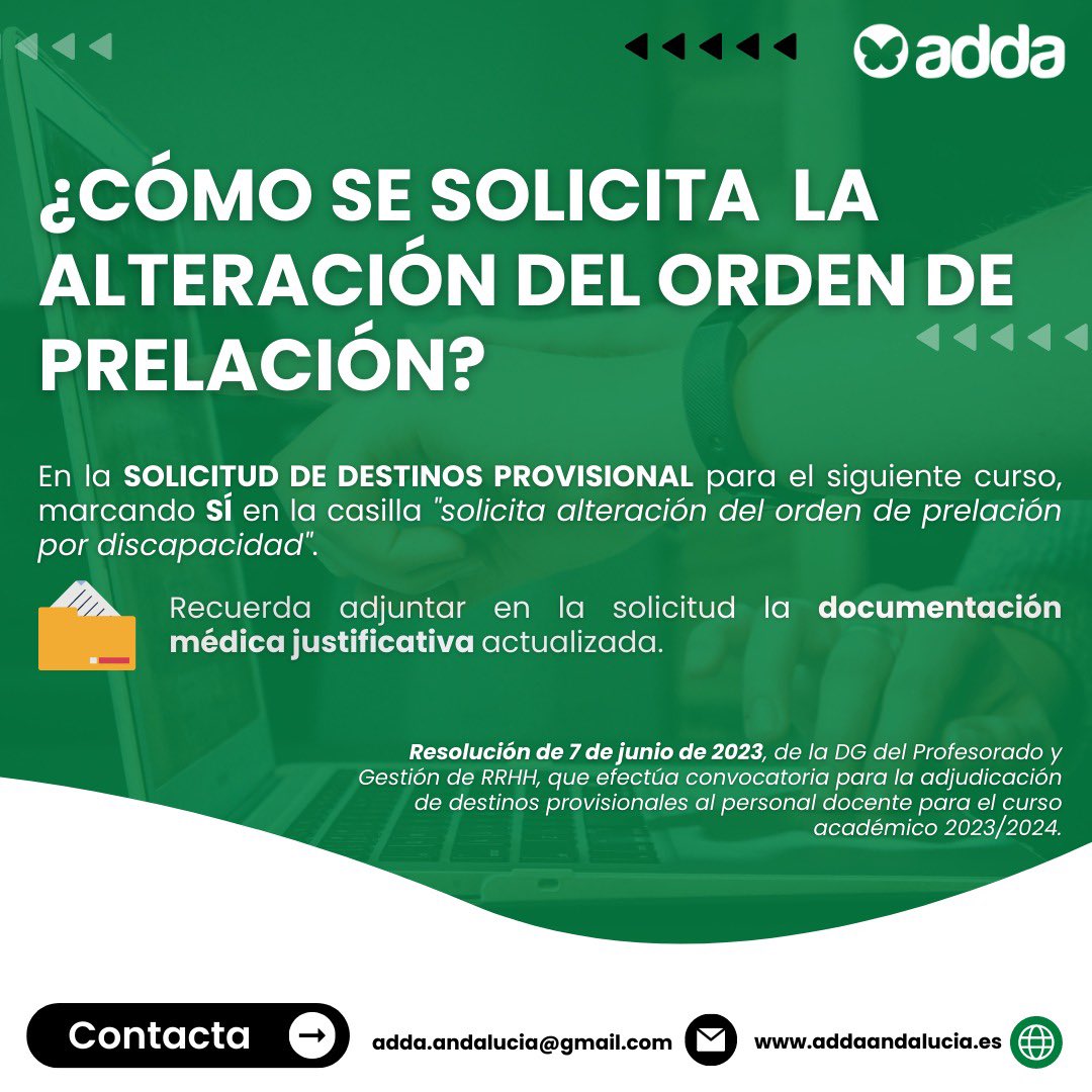 AddaAndalucia's tweet photo. ‼️Colocación de efectivos‼️¿Aún tienes dudas sobre el orden de prelación? Lee estas infografías y entérate de todo. 
Si tienes dudas, contáctanos.
#ADDA #Discapacidad https://t.co/9ULUTZl9hd