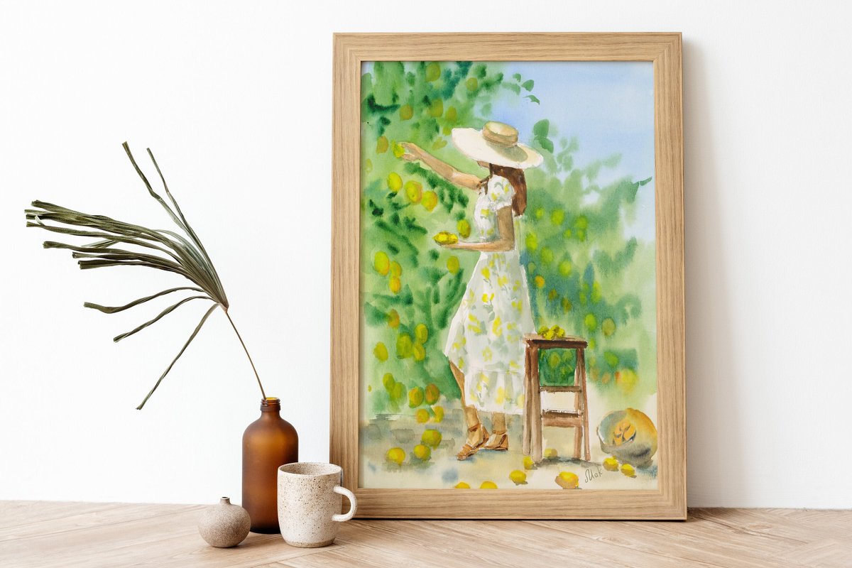 Italian Woman
#ItalianWoman #GardenPainting #Lemons #WallArt #PrintCanvas #Summer #Fruit #FramedPoster #KitchenArtwork etsy.me/3PrJJV3 #yellow #entryway #countryfarmhouse #abstractgeometric#lemonpainting #oilpaintingprint #yellowfruitprint