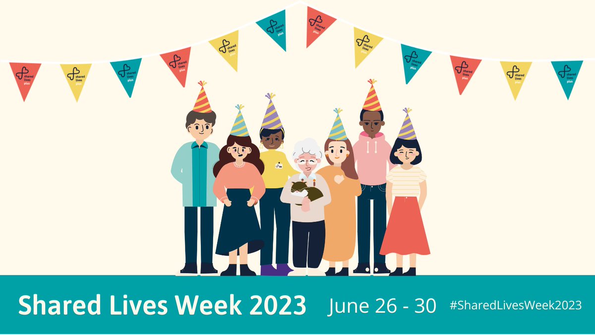 It's #SharedLivesWeek2023 Our yearly celebration for everyone working in, living in &amp; supporting #SharedLives This year we are asking people 'Have you considered Shared Lives?' Life is #BetterShared &amp; we believe in building a stronger society by sharing our lives and our homes!