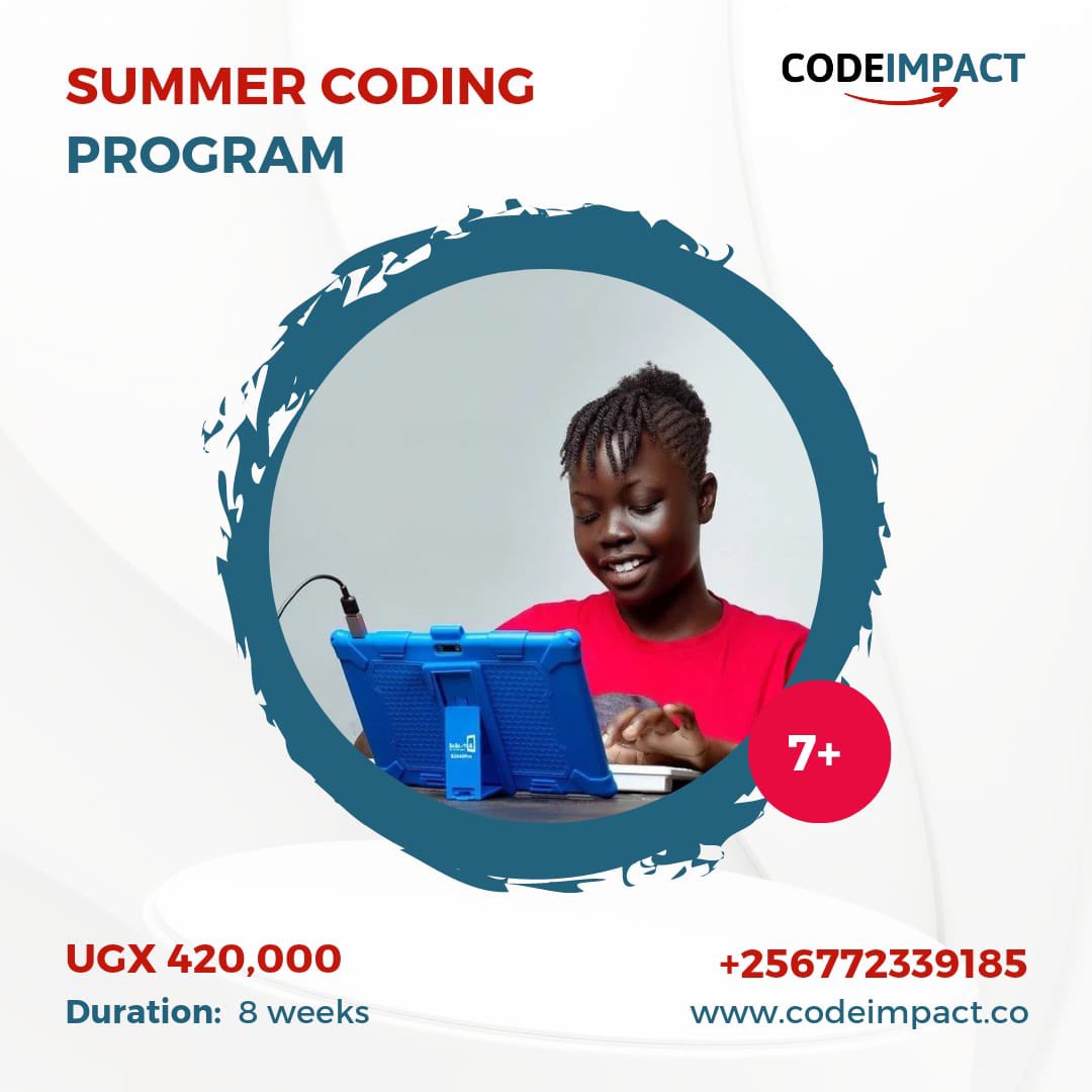 CodeImpact_ug's tweet image. Summer is here and so is Coding camp!😍
Are you looking for some fun and educational activities for your little ones this holiday?
Register Here: docs.google.com/forms/d/e/1FAI…
Our learning facilitators are dedicated to creating an interactive learning environment that leads to