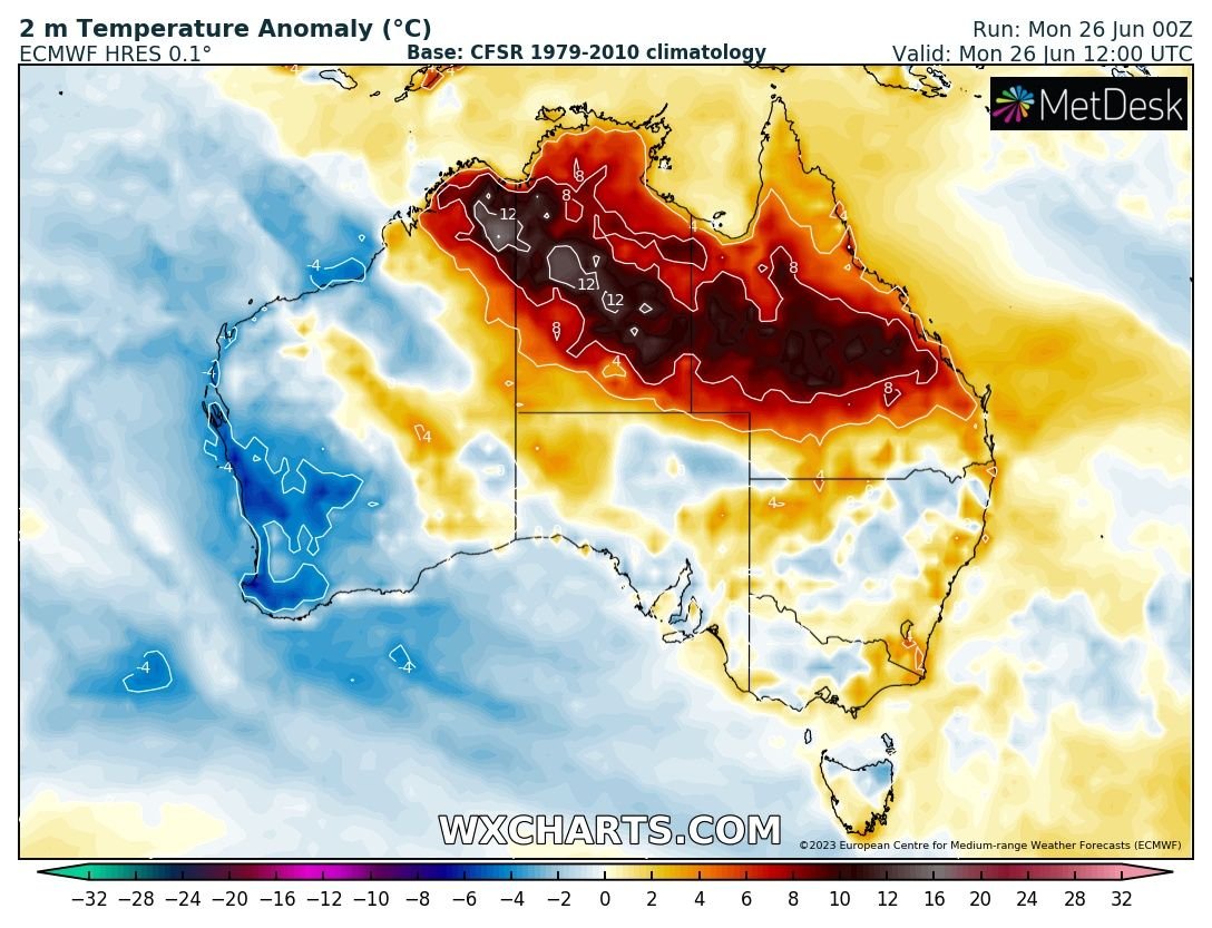 Extreme Temperatures Around The World on Twitter "(1/2) More extreme