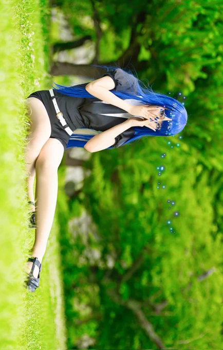 Cosplay重重重加工       宝石の国 / ラピスラズリ    . * ・゜  賢さは   猛毒だ   .゜・ * .    ⇒ 伸一 さん (ツリーにID記載)#びーこす #宝石の国コスプレ部#梅松竹の写真館 