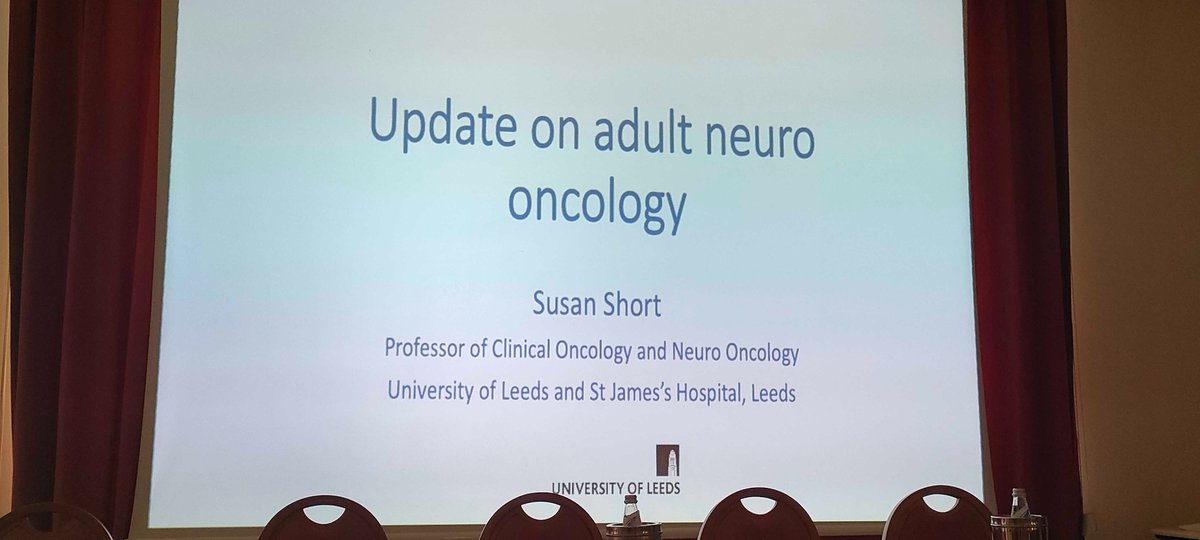 #SanoScience #neurosummer first presentation today❗️

Susan Short is talking about challenges in neuro-oncology.

#neuroscience #neurooncology #oncology 
@brain_more, @UniversityLeeds