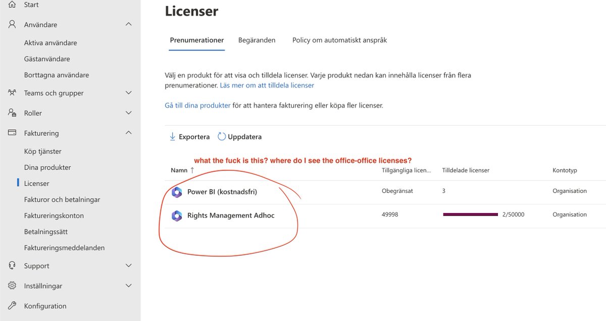 I've been working 25+ years in IT/Software and I'm unable to understand how to buy office 365 licenses and where to manage those.

I will argue that Microsoft/Office has shit UX.