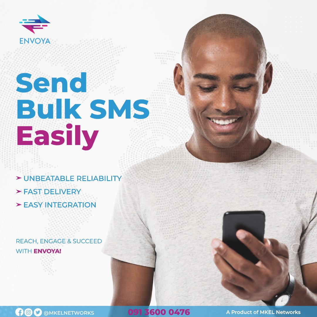 Deliver personalized messages to your audience with ease using our Bulk SMS
service 📲✉️👥
#BulkSMS #SMSMarketing #InstantMessaging #CustomerEngagement #BusinessMessaging #MobileMarketing #TextMessaging #DigitalCommunication