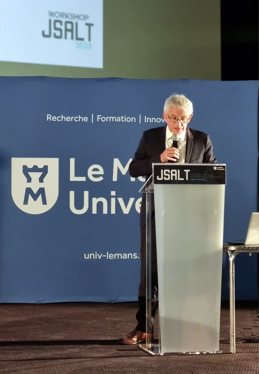 📢ÉVÉNEMENT | Ouverture de la journée spéciale #IntelligenceArtificielle au Cinéma Pathé du Mans par Pascal Leroux, président de <a href="/LeMansUniv/">Le Mans Université</a>