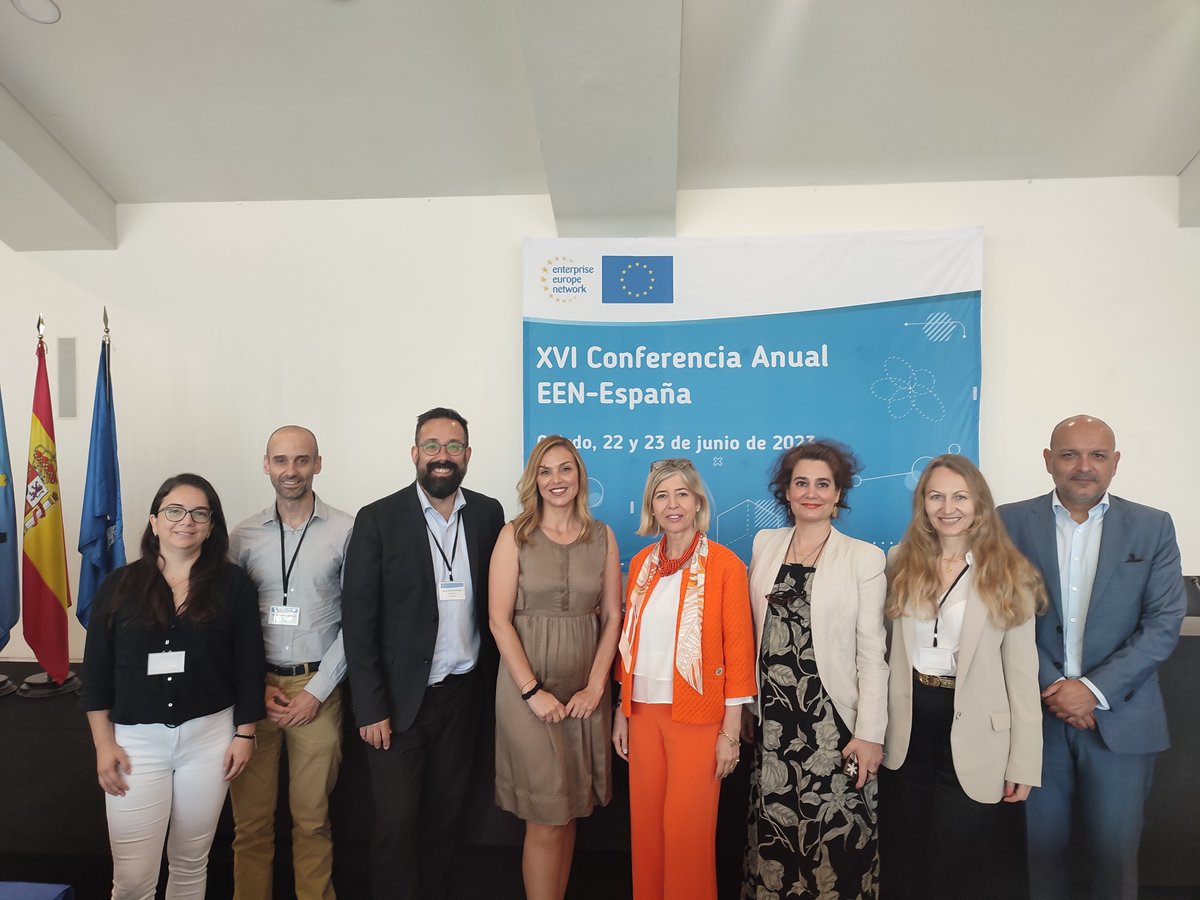 pcmMadrid's tweet photo. Los pasados 22-23/6 el equipo #EENcanHelp de #SomosFPCM acudió a la XVI Conf. Nal. para socios españoles de Enterprise Europe Network, que organizó el consorcio @EENGalacteaPlus a través de @FICYT en #Oviedo.
#eencanhelp
#een23oviedo
@jesusrojo76
@een_madrid https://t.co/Ka7Hc8KjgL