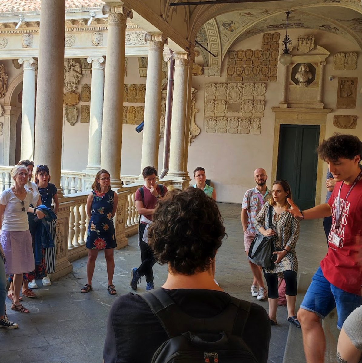Last week 20 students from Uni of Vienna &amp; Jena took part in the Mapping the world: knowledge about the others in pre-modernity Blended Intensive Programme at Dissgea &amp; MoHu. What a fantastic exchange on Renaissance books, libraries, ideas of otherness moving in global journeys