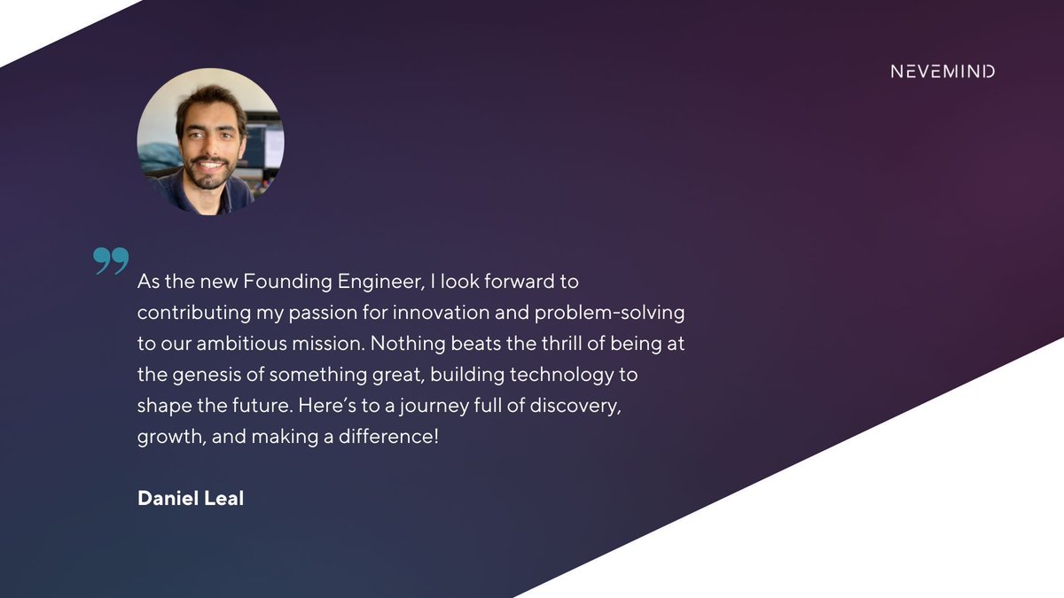 What’s better than one talented developer? Well, two talanted developers. 
Give a warm welcome to Daniel Leal, our new Founding Engineer. The team is now complete and ready to shine brighter than ever before 🚀🌟