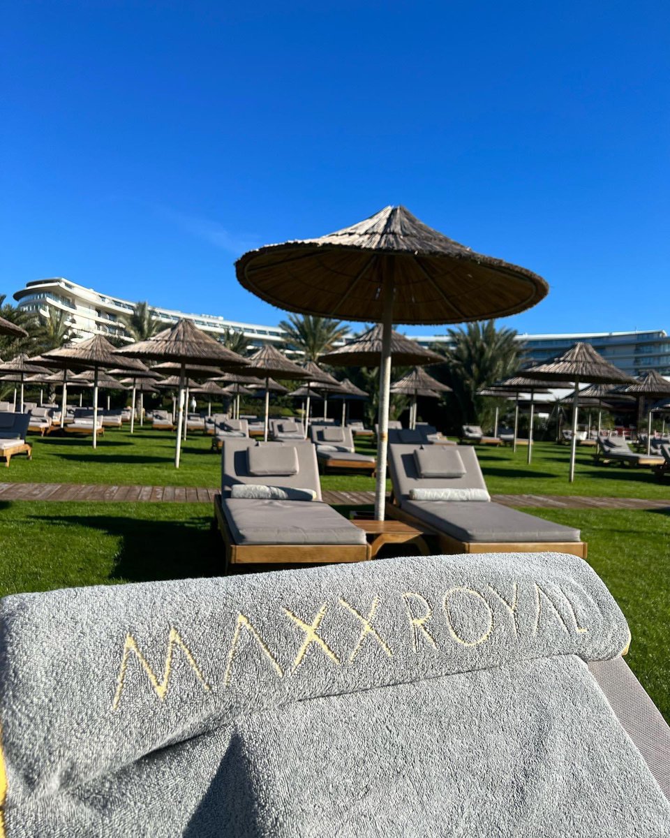 Max Royal Resort Belek’ten herkese günaydın 💤 Guten Morgen 💤 Son gün ✈️🛩️
