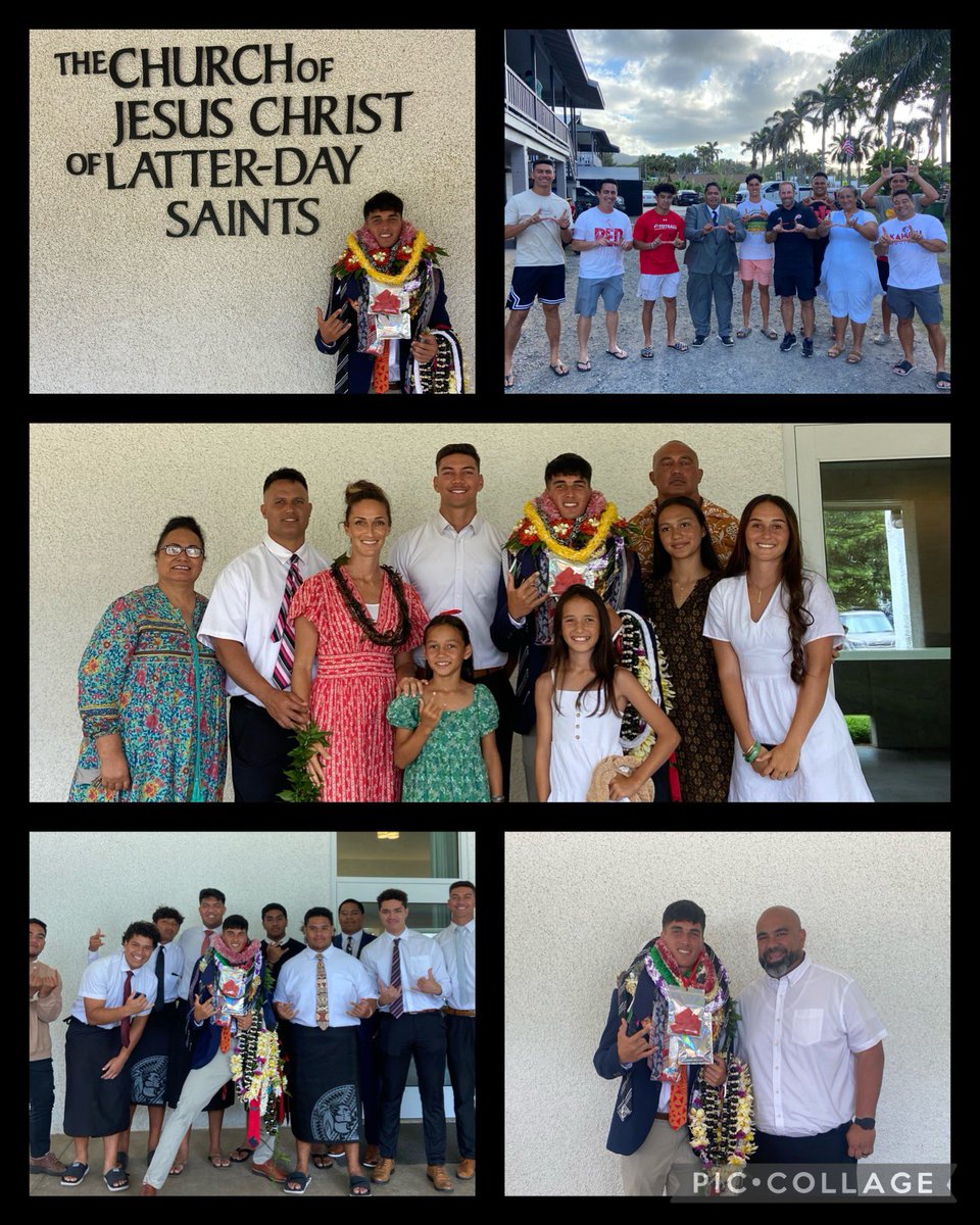 I will be serving a 2 year mission for The Church of Jesus Christ of Later Day Saints. Thank you family &amp; friends for all the support. Thank you Coach <a href="/RSNBUtes/">Morgan Scalley</a> &amp; <a href="/CoachPowell99/">Lewis Powell</a> for attending. #KahukuRedRaiders  #LaieBoyz🤟🏽 <a href="/Utah_Football/">Utah Football</a> #SeeYouIn2Twitter🤙🏽