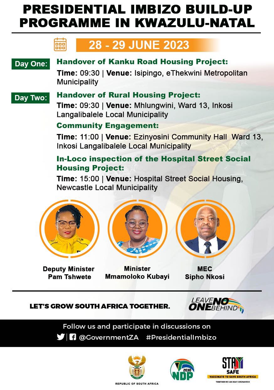 KZN Provincial Gov on Twitter "Presidential BuildUp The