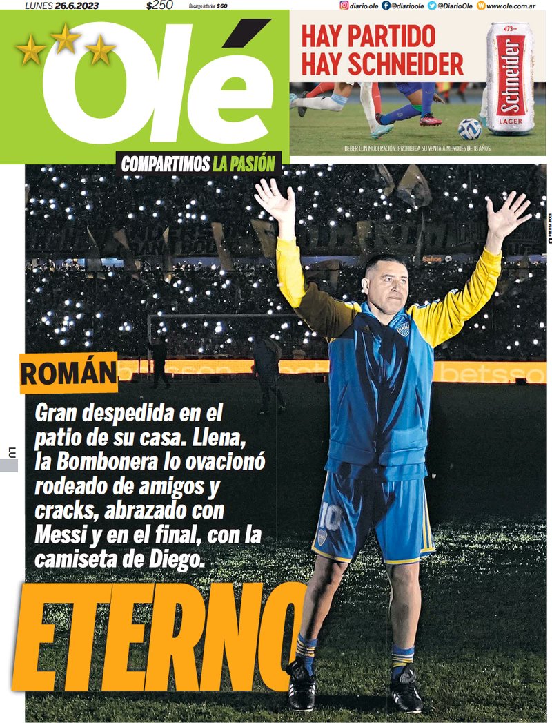 #Riquelme eterno. E così sia.