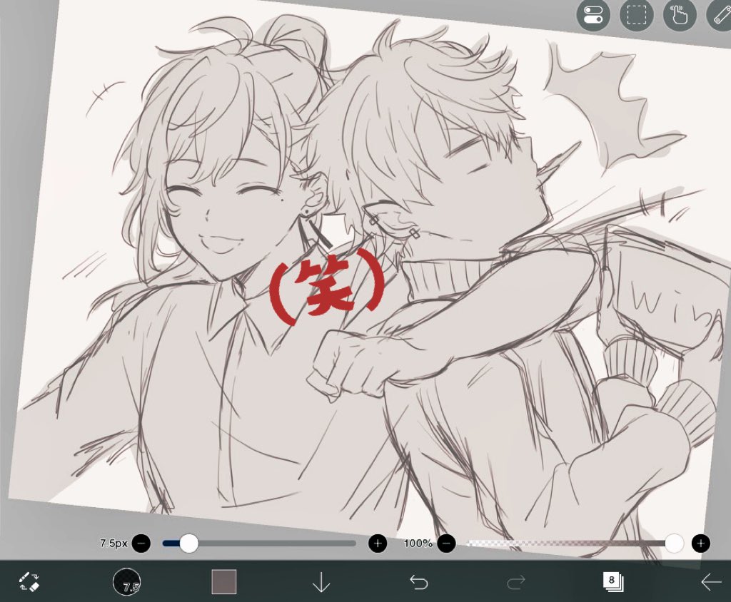 つい描きたくなってwww