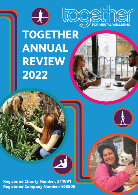 Delighted to share our Annual Review for 2022. It looks at the work of our charity & how we provide #MentalHealth support to people who use our services with our core principle of Service User Leadership & how our staff & volunteers value #LivedExperience together-uk.org/sharing-our-to…