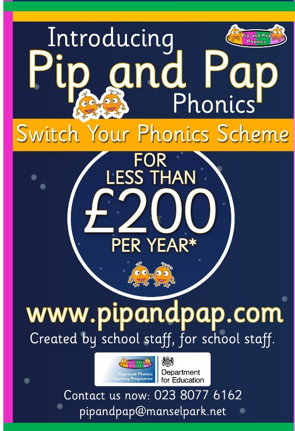 Are you disappointed with your #PhonicsScreeningCheck results? Or just looking for a change? Why not check out #PipAndPap Phonics at pipandpap.com! All of our partner schools (across three Local Authorities) have scored above the 2023 National Average this year! #PSC…