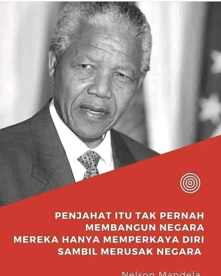 Pesan dari : 
   👇NELSON MANDELA👇
#JokowiGarongDemokrasi 
#JokowiGarongDemokrasi